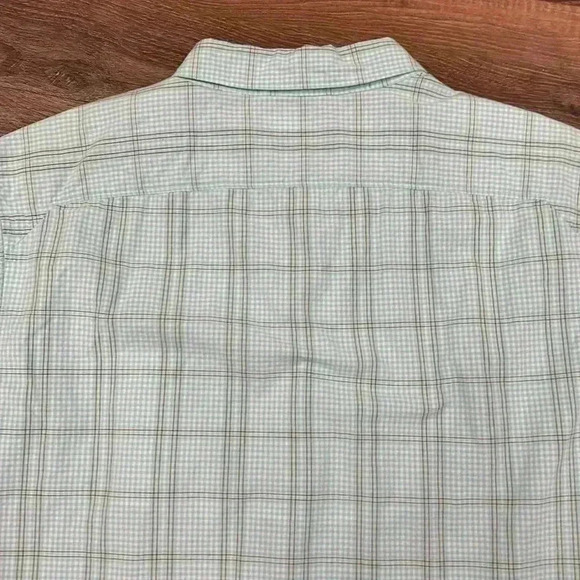 Columbia Men's Plaid Button Down Short Sleeve Pocket Shirt
Sz Medium Turquoise - Picture 10 of 12